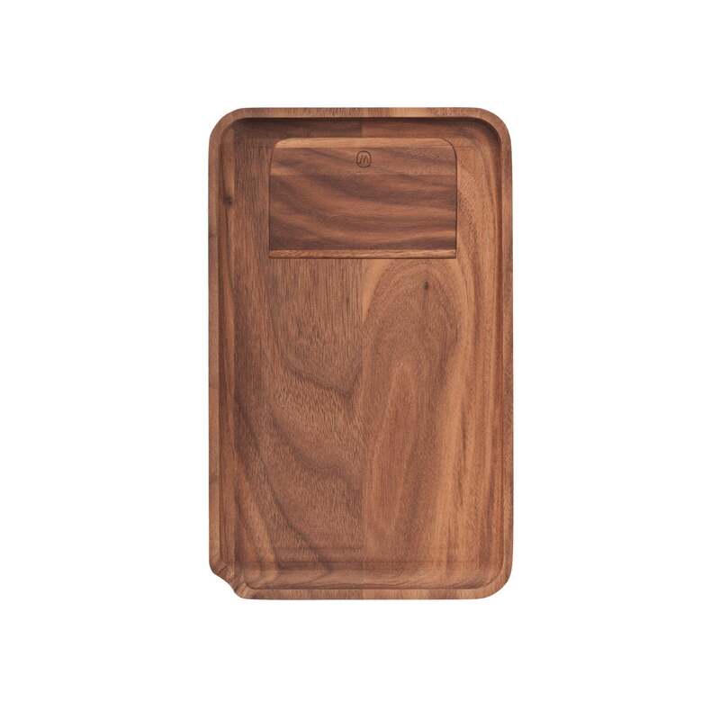 Best Wood Rolling Tray Marley Natural Black Walnut Rolling Tray