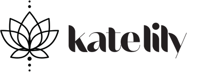 Kate Lily horizontal logo with transparent background close crop
