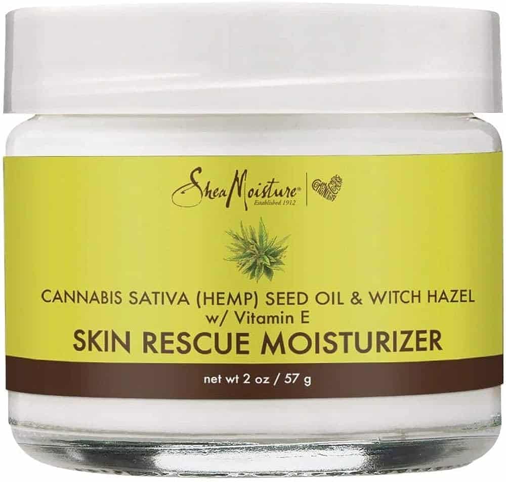 SheaMoisture Cannabis & Witch Hazel Skin Rescue Moisturizer.