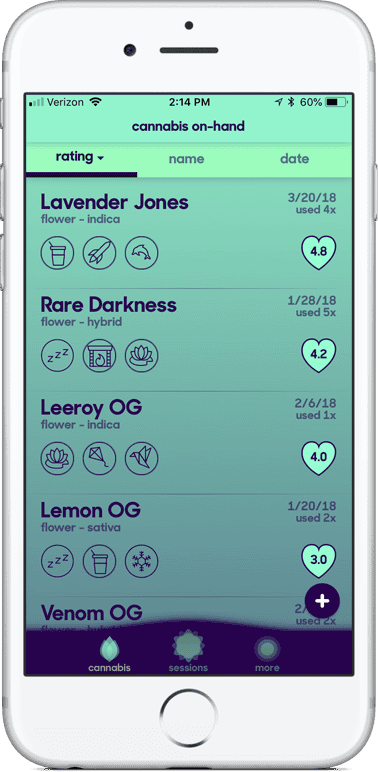 Releaf cannabis tracking app