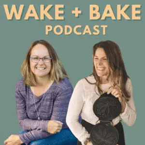The Wake + Bake Podcast cannabis podcast show logo